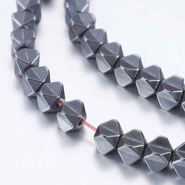 PandaHall Non-magnetic Synthetic Hematite Beads Strands, Carambola, 3x3.5x3.5mm, Hole: 1mm, about 121pcs/strand, 15.9 inch(40.5cm)...
PandaHall Non-magnetic Synthetic Hematite Beads Strands, Carambola, 3x3.5x3.5mm, Hole: 1mm, about 121pcs/strand, 15.9 inch(40.5cm)...