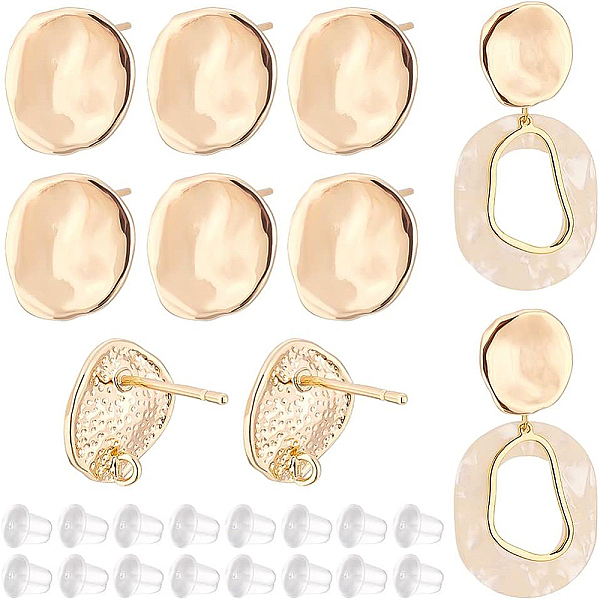 PandaHall BENECREAT 10Pcs 18K Gold Plated 18K Gold Plated Semicircle Earring Stud with Loops, Brass Earring Components with 30Pcs Plastic...
PandaHall BENECREAT 10Pcs 18K Gold Plated 18K Gold Plated Semicircle Earring Stud with Loops, Brass Earring Components with 30Pcs Plastic...