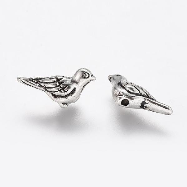 PandaHall Tibetan Style Alloy Beads, Bird, Lead Free & Cadmium Free, Antique Silver, 7x14x4.5mm, Hole: 1mm Alloy Bird
PandaHall Tibetan Style Alloy Beads, Bird, Lead Free & Cadmium Free, Antique Silver, 7x14x4.5mm, Hole: 1mm Alloy Bird