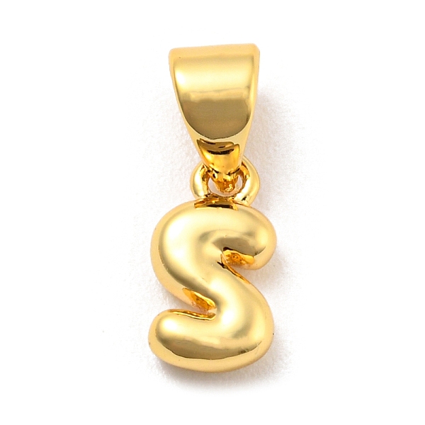 PandaHall Brass Charms, Real 18K Gold Plated, Long-Lasting Plated, Lead Free & Cadmium Free, Letter Charm, Letter S, 9.5x5x2.5mm, Hole...
PandaHall Brass Charms, Real 18K Gold Plated, Long-Lasting Plated, Lead Free & Cadmium Free, Letter Charm, Letter S, 9.5x5x2.5mm, Hole...