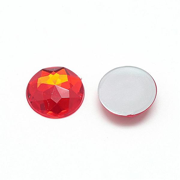 PandaHall Acrylic Rhinestone Flat Back Cabochons, Faceted, Bottom Silver Plated, Half Round/Dome, Red, 6x2.5mm Acrylic Rhinestone Half Round...
PandaHall Acrylic Rhinestone Flat Back Cabochons, Faceted, Bottom Silver Plated, Half Round/Dome, Red, 6x2.5mm Acrylic Rhinestone Half Round...