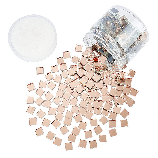 PandaHall Glass Cabochons, Square Mirror Mosaic Tiles, for Home Decoration or DIY Crafts, PeachPuff, 10x10x3mm, 280g/box Glass Square Brown
PandaHall Glass Cabochons, Square Mirror Mosaic Tiles, for Home Decoration or DIY Crafts, PeachPuff, 10x10x3mm, 280g/box Glass Square Brown