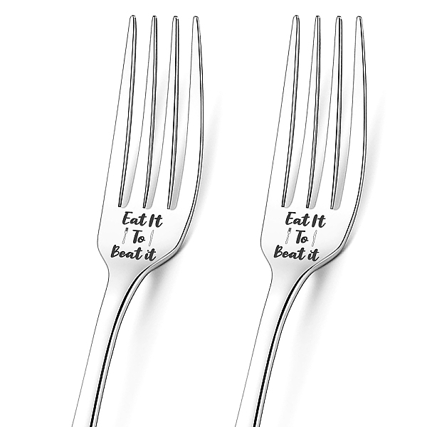 PandaHall Word Pattern Stainless Steel Fork, Black, 20.3x2.4x0.2~0.3cm, Packing Box: 27.5x9.3x3.6cm, 2pcs/set Stainless Steel Word Black
PandaHall Word Pattern Stainless Steel Fork, Black, 20.3x2.4x0.2~0.3cm, Packing Box: 27.5x9.3x3.6cm, 2pcs/set Stainless Steel Word Black