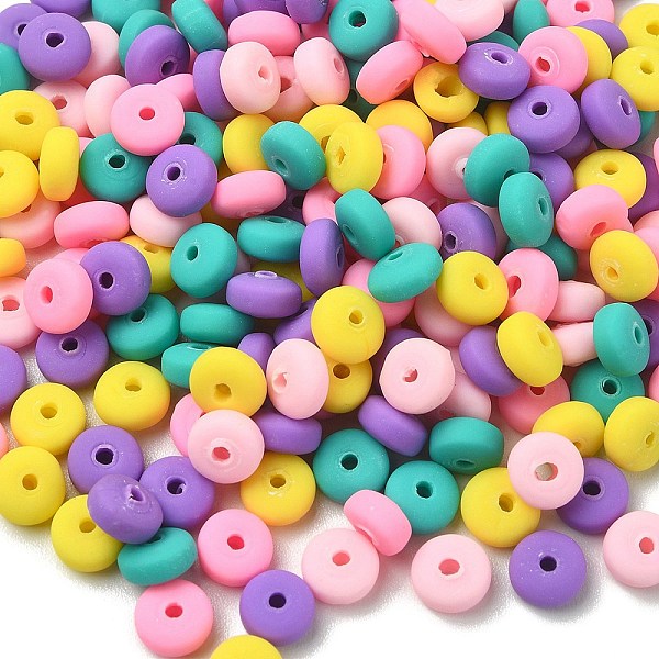 PandaHall Handmade Polymer Clay Beads, for DIY Jewelry Crafts Supplies, Flat Round, Mixed Color, 6x3mm, Hole: 1.5mm Polymer Clay Flat Round..., Multicolor
PandaHall Handmade Polymer Clay Beads, for DIY Jewelry Crafts Supplies, Flat Round, Mixed Color, 6x3mm, Hole: 1.5mm Polymer Clay Flat Round..., Multicolor