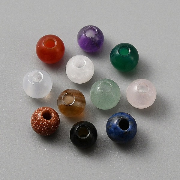 PandaHall Natural & Synthetic Mixed Gemstone Beads, Round, Mixed Dyed and Undyed, 6mm, Hole: 2mm Mixed Stone Round
PandaHall Natural & Synthetic Mixed Gemstone Beads, Round, Mixed Dyed and Undyed, 6mm, Hole: 2mm Mixed Stone Round