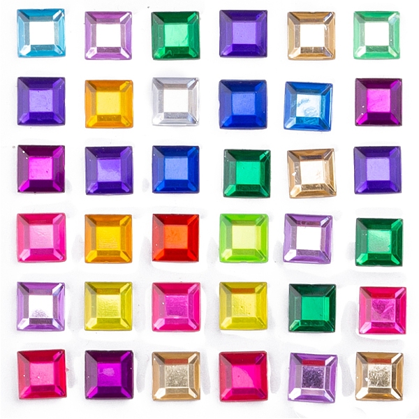 PandaHall Self Adhesive Acrylic Rhinestone Stickers, for DIY Scrapbooking and Craft Decoration, Square, 8x8mm Acrylic Square
PandaHall Self Adhesive Acrylic Rhinestone Stickers, for DIY Scrapbooking and Craft Decoration, Square, 8x8mm Acrylic Square