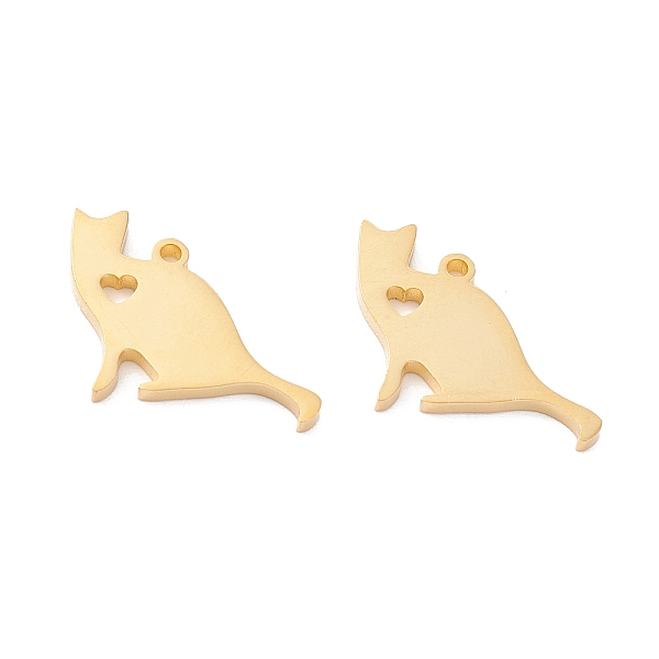 PandaHall Vacuum Plating 201 Stainless Steel Pendants, Cat, Golden, 13x15.5x1.4mm, Hole: 1mm 201 Stainless Steel Cat Shape
PandaHall Vacuum Plating 201 Stainless Steel Pendants, Cat, Golden, 13x15.5x1.4mm, Hole: 1mm 201 Stainless Steel Cat Shape