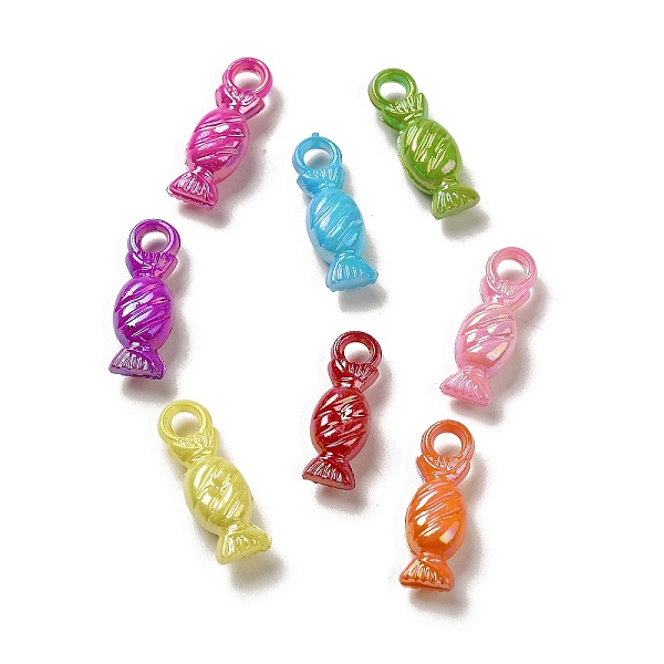 PandaHall Plating Opaque Acrylic Pendants, AB Color, Candy, Mixed Color, 20.5x7x5.5mm, Hole: 2.8mm, 1470pcs/500g Acrylic Candy Multicolor
PandaHall Plating Opaque Acrylic Pendants, AB Color, Candy, Mixed Color, 20.5x7x5.5mm, Hole: 2.8mm, 1470pcs/500g Acrylic Candy Multicolor