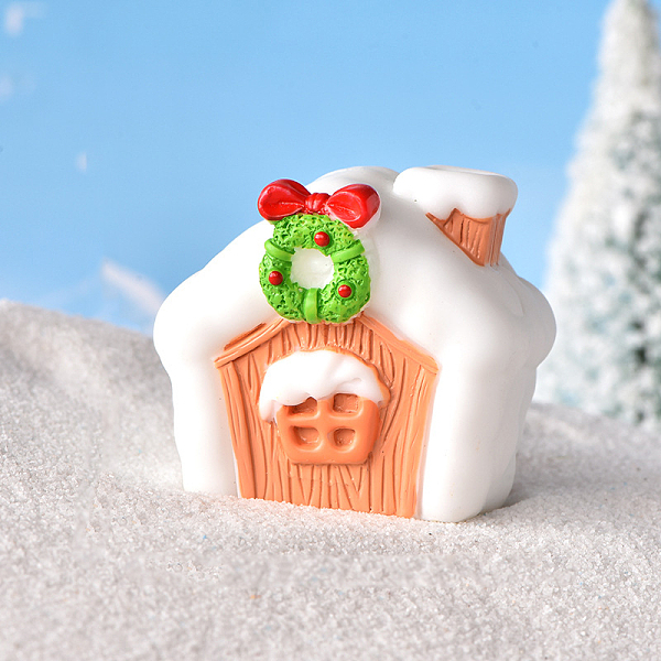 PandaHall Christmas Themed Resin House Figurine, Micro Landscapes Ornament Accessories, Coral, 38x42mm Resin House Red
PandaHall Christmas Themed Resin House Figurine, Micro Landscapes Ornament Accessories, Coral, 38x42mm Resin House Red