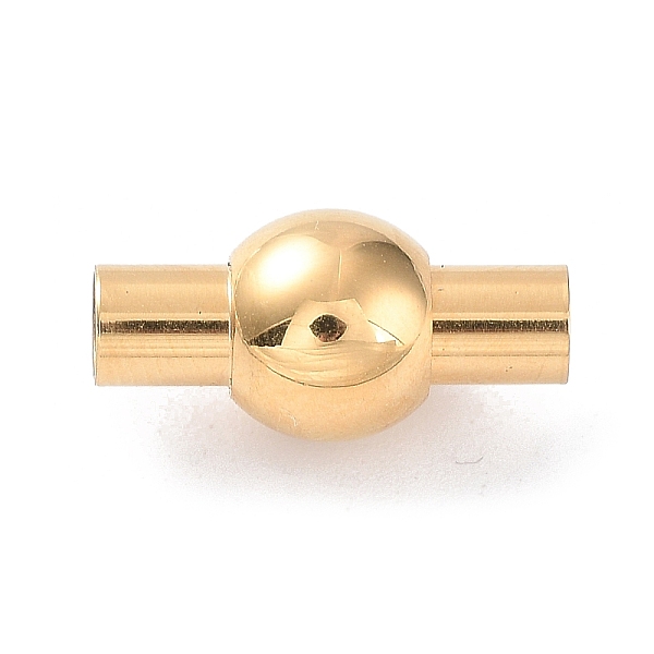 PandaHall 304 Stainless Steel Magnetic Clasps with Glue-in Ends, Round, Real 14K Gold Plated, 16mm, Hole: 3.5mm 304 Stainless Steel Round
PandaHall 304 Stainless Steel Magnetic Clasps with Glue-in Ends, Round, Real 14K Gold Plated, 16mm, Hole: 3.5mm 304 Stainless Steel Round