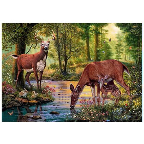 PandaHall DIY Diamond Painting Kits, including Acrylic Rhinestones, Dotting Pen, Glue Clay, Tray Plate, Deer Pattern, 400x300mm Acrylic Deer
PandaHall DIY Diamond Painting Kits, including Acrylic Rhinestones, Dotting Pen, Glue Clay, Tray Plate, Deer Pattern, 400x300mm Acrylic Deer