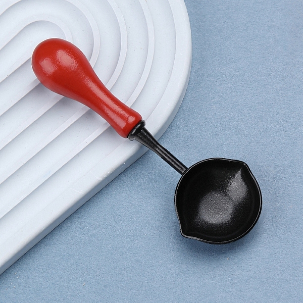 PandaHall Alloy Sealing Wax Spoons, with Wood Handle, Stamp Heating Tool, FireBrick, 104x35mm Alloy Red
PandaHall Alloy Sealing Wax Spoons, with Wood Handle, Stamp Heating Tool, FireBrick, 104x35mm Alloy Red
