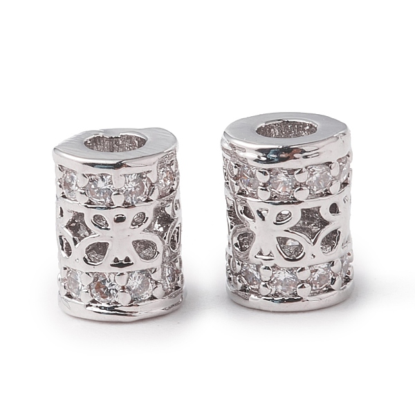 PandaHall Eco-Friendly Rack Plating Brass Micro Pave Cubic Zirconia Beads, Long-Lasting Plated, Lead Free & Cadmium Free, Column with..., Clear
PandaHall Eco-Friendly Rack Plating Brass Micro Pave Cubic Zirconia Beads, Long-Lasting Plated, Lead Free & Cadmium Free, Column with..., Clear