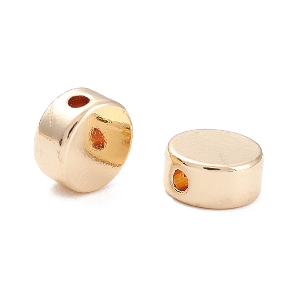 PandaHall Rack Plating Brass Spacer Beads, Flat Round, Real 14K Gold Plated, 6x3mm, Hole: 1.2mm Brass Flat Round
PandaHall Rack Plating Brass Spacer Beads, Flat Round, Real 14K Gold Plated, 6x3mm, Hole: 1.2mm Brass Flat Round