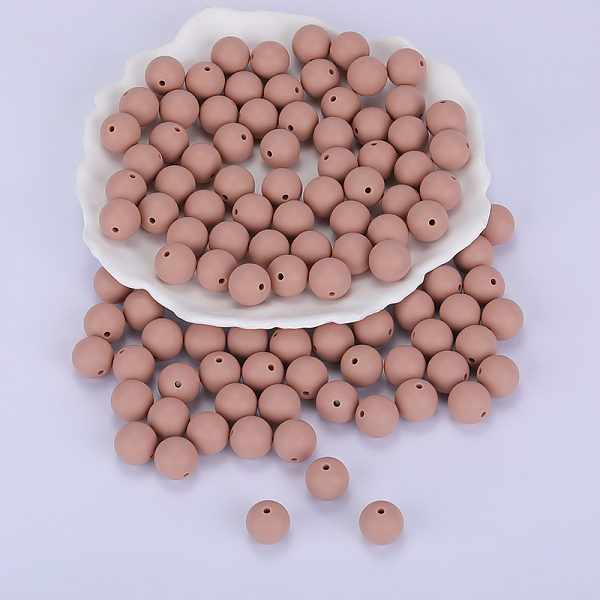 PandaHall Round Silicone Focal Beads, Chewing Beads For Teethers, DIY Nursing Necklaces Making, Dark Khaki, 15mm, Hole: 2mm Silicone Round
PandaHall Round Silicone Focal Beads, Chewing Beads For Teethers, DIY Nursing Necklaces Making, Dark Khaki, 15mm, Hole: 2mm Silicone Round