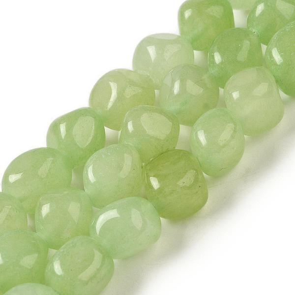 PandaHall Natural White Jade Dyed Beads Strands, Nuggets, Tumbled Stone, Lime Green, 7~15x6~10x5.5~8mm, Hole: 1mm, about 47~49pcs/strand...
PandaHall Natural White Jade Dyed Beads Strands, Nuggets, Tumbled Stone, Lime Green, 7~15x6~10x5.5~8mm, Hole: 1mm, about 47~49pcs/strand...