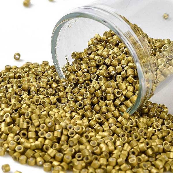 PandaHall MIYUKI Delica Beads, Cylinder, Japanese Seed Beads, 11/0, (DB1164) Galvanized Matte Zest, 1.3x1.6mm, Hole: 0.8mm, about..., Yellow
PandaHall MIYUKI Delica Beads, Cylinder, Japanese Seed Beads, 11/0, (DB1164) Galvanized Matte Zest, 1.3x1.6mm, Hole: 0.8mm, about..., Yellow