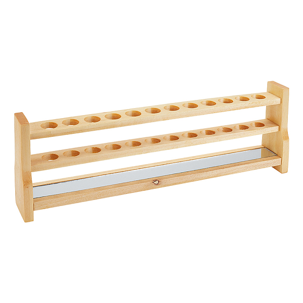 PandaHall Wood Multi-Use Colorimetrical Cylinder Tube Display Racks, 12-Hole 25ML Test Tube Display Stands, with Glass Mirror, Lab Supplies..., Gold
PandaHall Wood Multi-Use Colorimetrical Cylinder Tube Display Racks, 12-Hole 25ML Test Tube Display Stands, with Glass Mirror, Lab Supplies..., Gold