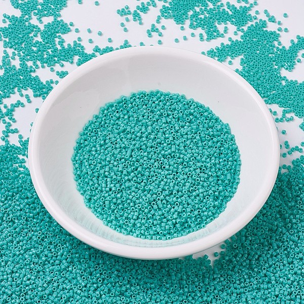 PandaHall MIYUKI Delica Beads Small, Cylinder, Japanese Seed Beads, 15/0, (DBS0729) Opaque Turquoise Green, 1.1x1.3mm, Hole: 0.7mm, about..., Cyan
PandaHall MIYUKI Delica Beads Small, Cylinder, Japanese Seed Beads, 15/0, (DBS0729) Opaque Turquoise Green, 1.1x1.3mm, Hole: 0.7mm, about..., Cyan