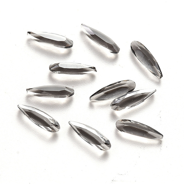 PandaHall Teardrop Transparent Glass Cabochons, Nail Art Decoration Accessories, Faceted, Light Grey, 10x3x2.5mm Glass Teardrop
PandaHall Teardrop Transparent Glass Cabochons, Nail Art Decoration Accessories, Faceted, Light Grey, 10x3x2.5mm Glass Teardrop