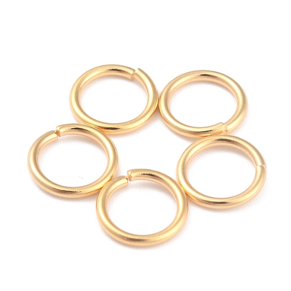 PandaHall Rack Plating Brass Jump Rings, Open Jump Rings, Long-Lasting Plated, Real 24K Gold Plated, 8x1mm, 18 Gauge, Inner Diameter: 6mm...
PandaHall Rack Plating Brass Jump Rings, Open Jump Rings, Long-Lasting Plated, Real 24K Gold Plated, 8x1mm, 18 Gauge, Inner Diameter: 6mm...