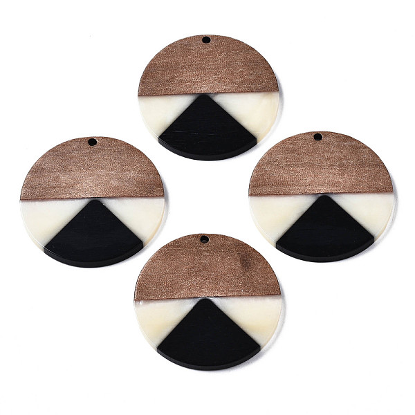 PandaHall Resin & Walnut Wood Pendants, Flat Round, Black, 38x3mm, Hole: 2mm Resin+Wood Flat Round Black
PandaHall Resin & Walnut Wood Pendants, Flat Round, Black, 38x3mm, Hole: 2mm Resin+Wood Flat Round Black