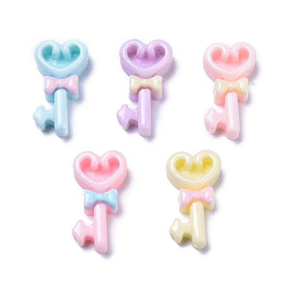 PandaHall Opaque Cute Resin Decoden Cabochons, Mixed Color, Key with Bowknot, 14x8x4mm Resin Key Multicolor
PandaHall Opaque Cute Resin Decoden Cabochons, Mixed Color, Key with Bowknot, 14x8x4mm Resin Key Multicolor