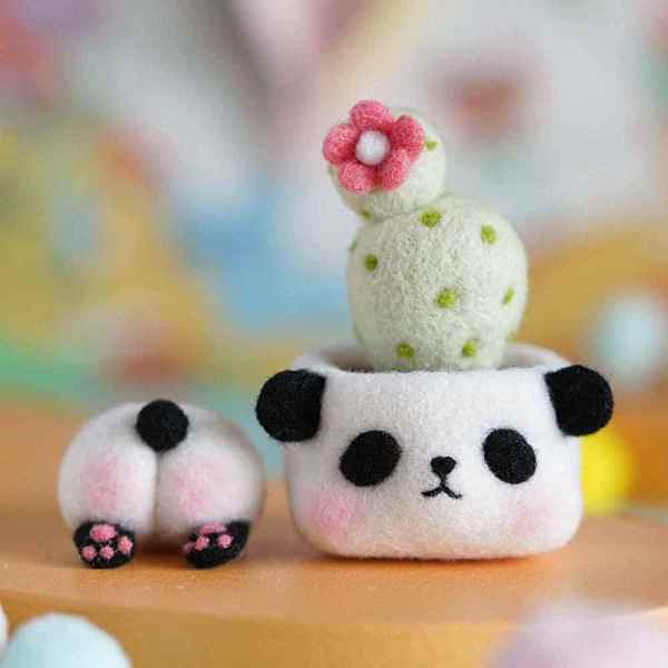 PandaHall Needle Felting Display Decoration & Keychain Kit with Instructions, Panda Shaped Succulents Felting Kits, Mixed Color Wool..., Multicolor
PandaHall Needle Felting Display Decoration & Keychain Kit with Instructions, Panda Shaped Succulents Felting Kits, Mixed Color Wool..., Multicolor