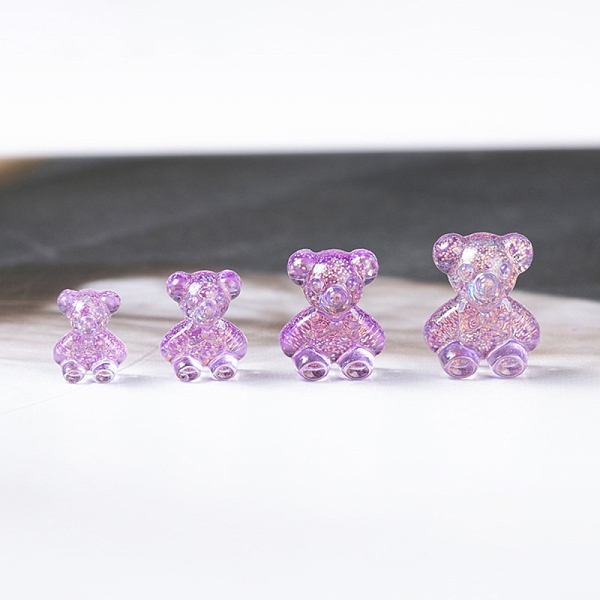 PandaHall Aurora Colorful Resin Nail Art Decoratio, 3D Bear Shape, for Jewelry Making Nail Art Design, Orchid, 9x7.5x4.5mm Resin Bear Purple
PandaHall Aurora Colorful Resin Nail Art Decoratio, 3D Bear Shape, for Jewelry Making Nail Art Design, Orchid, 9x7.5x4.5mm Resin Bear Purple