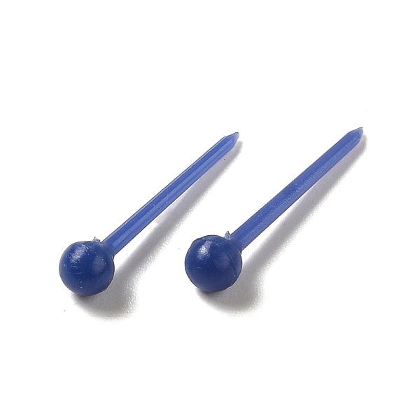 PandaHall Plastic Tiny Ball Stud Earrings, Post Earrings for Women, Dark Blue, 14x3mm Plastic Round
PandaHall Plastic Tiny Ball Stud Earrings, Post Earrings for Women, Dark Blue, 14x3mm Plastic Round