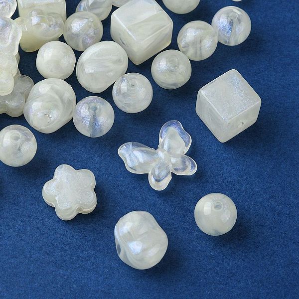 PandaHall Opaque Acrylic Beads, Glitter Beads, Mixed Shapes, Beige, 10.5~17x11~20x5.5~13.5mm, Hole: 1.6~3mm Acrylic Mixed Shapes Yellow
PandaHall Opaque Acrylic Beads, Glitter Beads, Mixed Shapes, Beige, 10.5~17x11~20x5.5~13.5mm, Hole: 1.6~3mm Acrylic Mixed Shapes Yellow