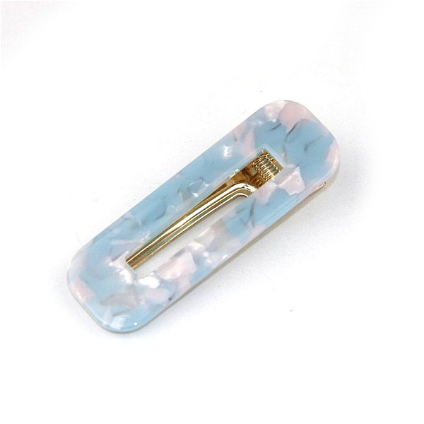 PandaHall Cellulose Acetate Alligator Hair Clips, Hair Accessories for Girls Women, Rectangle, Light Sky Blue, 66x23mm Cellulose Acetate
PandaHall Cellulose Acetate Alligator Hair Clips, Hair Accessories for Girls Women, Rectangle, Light Sky Blue, 66x23mm Cellulose Acetate