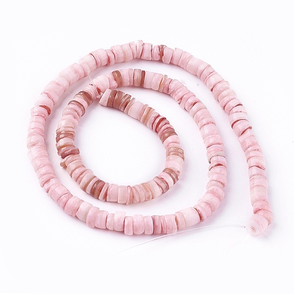 PandaHall Natural Shell Beads Strands, Dyed, Disc, Pink, 4.9~6x0.4~6mm, Hole: 1.4mm, about 15.94 inch~16.14 inch(40.5~41cm) Other Sea Shell...
PandaHall Natural Shell Beads Strands, Dyed, Disc, Pink, 4.9~6x0.4~6mm, Hole: 1.4mm, about 15.94 inch~16.14 inch(40.5~41cm) Other Sea Shell...
