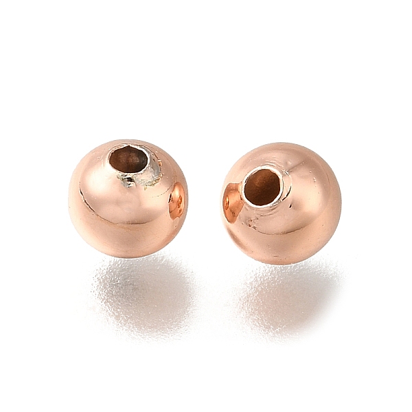PandaHall Rack Plating Brass Beads, Long-Lasting Plated, Lead Free & Cadmium Free, Round, Rose Gold, 5x4.5mm, Hole: 1.5mm Brass Round
PandaHall Rack Plating Brass Beads, Long-Lasting Plated, Lead Free & Cadmium Free, Round, Rose Gold, 5x4.5mm, Hole: 1.5mm Brass Round