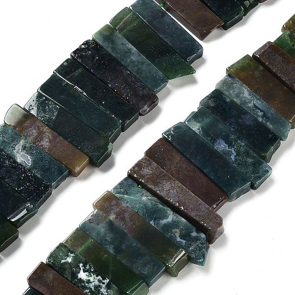 PandaHall Natural Indian Agate Beads Strands, Top Drilled Beads, Rectangle, 24~62x8~14x4~9mm, Hole: 1.8mm, about 34~39pcs/strand...
PandaHall Natural Indian Agate Beads Strands, Top Drilled Beads, Rectangle, 24~62x8~14x4~9mm, Hole: 1.8mm, about 34~39pcs/strand...