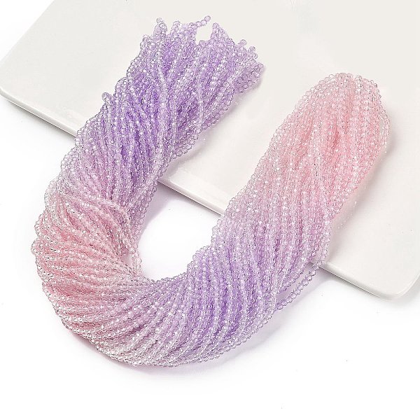 PandaHall Transparent Painted Glass Beads Strands, Faceted, Rondelle, Pink, 2.6x2.5mm, Hole: 0.5mm, about 130pcs/strand, 12.99''(33cm) Glass...
PandaHall Transparent Painted Glass Beads Strands, Faceted, Rondelle, Pink, 2.6x2.5mm, Hole: 0.5mm, about 130pcs/strand, 12.99''(33cm) Glass...