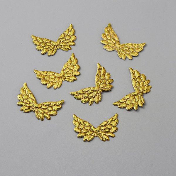PandaHall Non-Woven Fabric Ornament Accessories, Iridescent Embossed Angel Wing, Gold, 22x35x0.7mm Cloth Wing Gold
PandaHall Non-Woven Fabric Ornament Accessories, Iridescent Embossed Angel Wing, Gold, 22x35x0.7mm Cloth Wing Gold