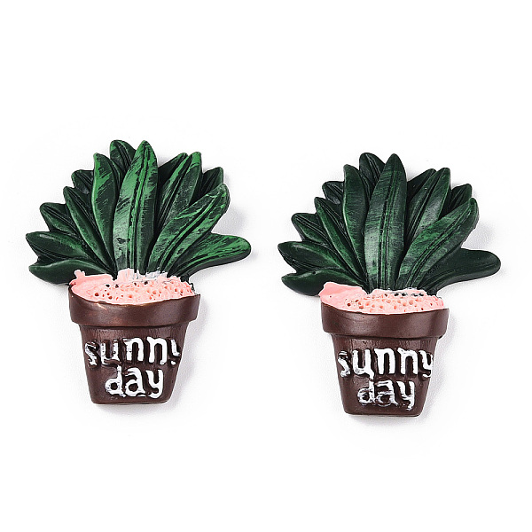 PandaHall Opaque Resin Decoden Cabochons, Sunny Day Potted Cactus, Dark Green, 38x30x6.5mm Resin Cactus
PandaHall Opaque Resin Decoden Cabochons, Sunny Day Potted Cactus, Dark Green, 38x30x6.5mm Resin Cactus