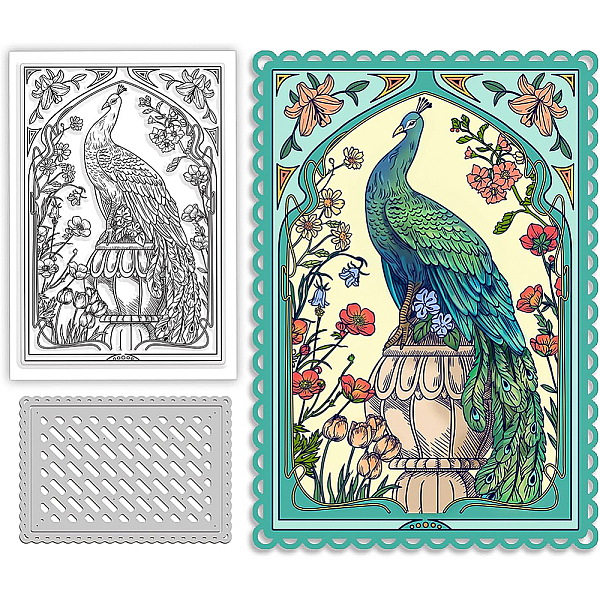 PandaHall BENECREAT 2pcs Hollow Frame Cutting Dies with PVC Plastic Stamps, Background Frame Die Cuts for Card Making Album Paper...
PandaHall BENECREAT 2pcs Hollow Frame Cutting Dies with PVC Plastic Stamps, Background Frame Die Cuts for Card Making Album Paper...
