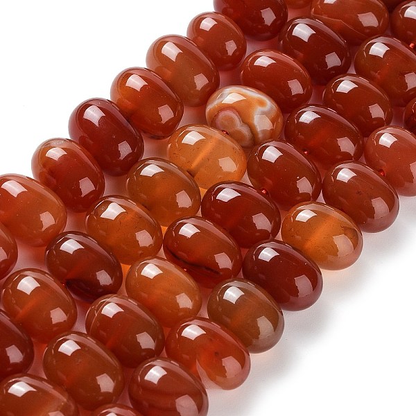 PandaHall Natural Agate Beads Strands, Dyed & Heated, Egg, FireBrick, 15~17x11~12mm, Hole: 1.6mm, about 14~15pcs/strand, 6.69~6.89 inch..., Red
PandaHall Natural Agate Beads Strands, Dyed & Heated, Egg, FireBrick, 15~17x11~12mm, Hole: 1.6mm, about 14~15pcs/strand, 6.69~6.89 inch..., Red