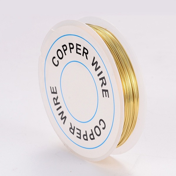 PandaHall Round Copper Jewelry Wire, Gold, 24 Gauge, 0.5mm, about 26.24 Feet(8m)/roll Copper Round Gold
PandaHall Round Copper Jewelry Wire, Gold, 24 Gauge, 0.5mm, about 26.24 Feet(8m)/roll Copper Round Gold