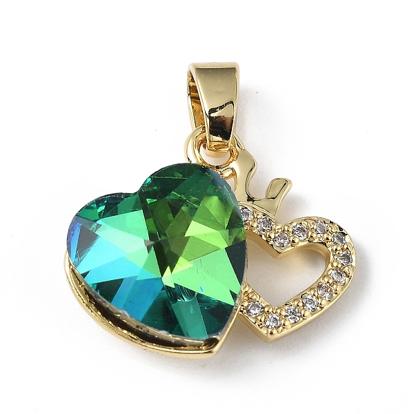 PandaHall Real 18K Gold Plated Rack Plating Brass Micro Pave Clear Cubic Zirconia Pendants, with Glass, Long-Lasting Plated, Cadmium Free &...
PandaHall Real 18K Gold Plated Rack Plating Brass Micro Pave Clear Cubic Zirconia Pendants, with Glass, Long-Lasting Plated, Cadmium Free &...