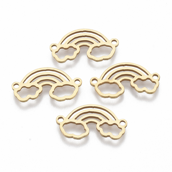 PandaHall 201 Stainless Steel Links connectors, Laser Cut Links, Rainbow, Golden, 10x19x1mm, Hole: 1.4mm 201 Stainless Steel Rainbow
PandaHall 201 Stainless Steel Links connectors, Laser Cut Links, Rainbow, Golden, 10x19x1mm, Hole: 1.4mm 201 Stainless Steel Rainbow