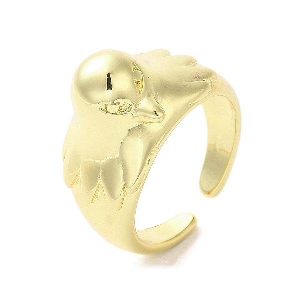 PandaHall Rack Plating Brass Finger Ring, Cuff Ring, Long-Lasting Plated, Cadmium Free & Lead Free, Bird, Real 18K Gold Plated, Inner...
PandaHall Rack Plating Brass Finger Ring, Cuff Ring, Long-Lasting Plated, Cadmium Free & Lead Free, Bird, Real 18K Gold Plated, Inner...