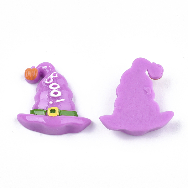 PandaHall Resin Cabochons, Halloween Witch Hat, Orchid, 25.5x24~25x7mm Resin Hat Purple
PandaHall Resin Cabochons, Halloween Witch Hat, Orchid, 25.5x24~25x7mm Resin Hat Purple