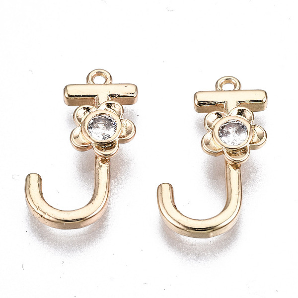 PandaHall Brass Pendants, with Rhinestones, Alphabet, Golden, Letter.J, 18x11x2.5mm, Hole: 1mm Brass+Rhinestone Letter J
PandaHall Brass Pendants, with Rhinestones, Alphabet, Golden, Letter.J, 18x11x2.5mm, Hole: 1mm Brass+Rhinestone Letter J