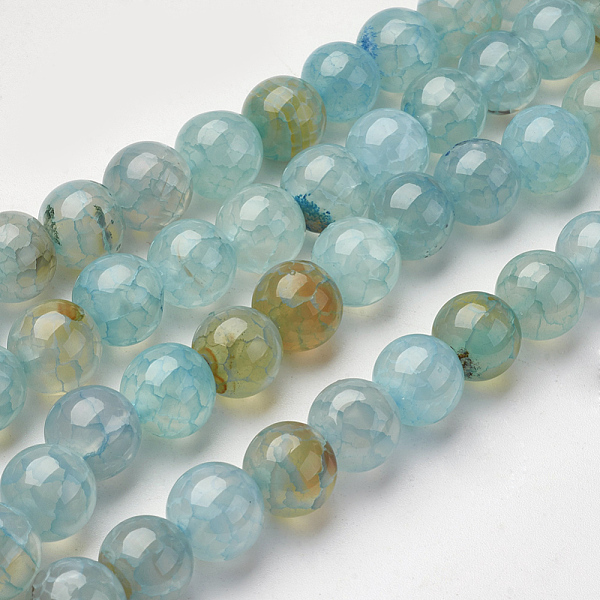 PandaHall Natural Agate Beads Strands, Dyed, Round, Light Blue, 8mm, Hole: 1mm, about 48pcs/strand, 15.3 inch(39cm) Crackle Agate Round Blue
PandaHall Natural Agate Beads Strands, Dyed, Round, Light Blue, 8mm, Hole: 1mm, about 48pcs/strand, 15.3 inch(39cm) Crackle Agate Round Blue