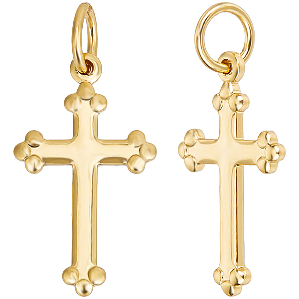 PandaHall CREATCABIN 30Pcs Brass Pendants, Cross, Cadmium Free & Nickel Free & Lead Free, Real 18K Gold Plated, 18x10x1mm, Hole: 3mm Brass...
PandaHall CREATCABIN 30Pcs Brass Pendants, Cross, Cadmium Free & Nickel Free & Lead Free, Real 18K Gold Plated, 18x10x1mm, Hole: 3mm Brass...