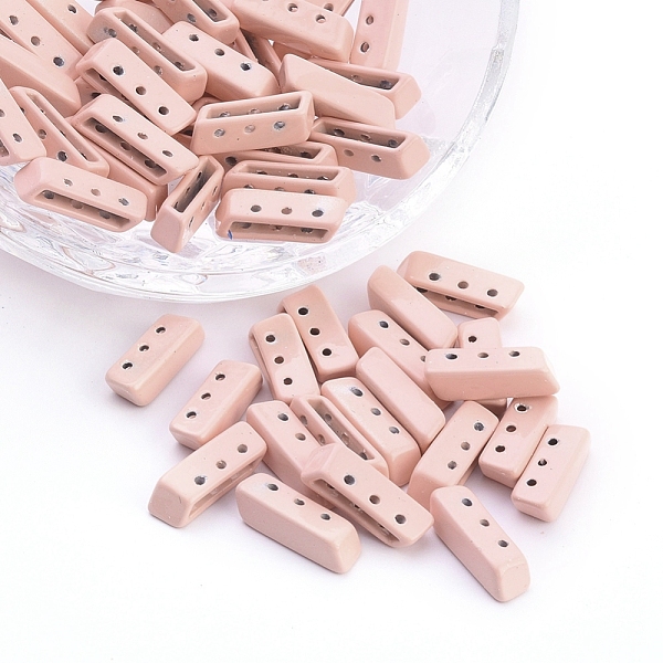 PandaHall Spray Painted Alloy Multi-Strand Links, For Tile Elastic Bracelets Making, Rectangle, PeachPuff, 5x14x4mm, Hole: 1mm Alloy..., Brown
PandaHall Spray Painted Alloy Multi-Strand Links, For Tile Elastic Bracelets Making, Rectangle, PeachPuff, 5x14x4mm, Hole: 1mm Alloy..., Brown