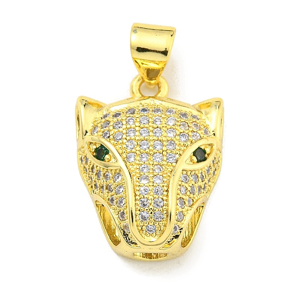 PandaHall Brass Micro Pave Cubic Zirconia Pendants, Leopard Head Charms, Real 18K Gold Plated, 18x13.5x7mm, Hole: 4x3mm Brass+Cubic Zirconia..., Green
PandaHall Brass Micro Pave Cubic Zirconia Pendants, Leopard Head Charms, Real 18K Gold Plated, 18x13.5x7mm, Hole: 4x3mm Brass+Cubic Zirconia..., Green